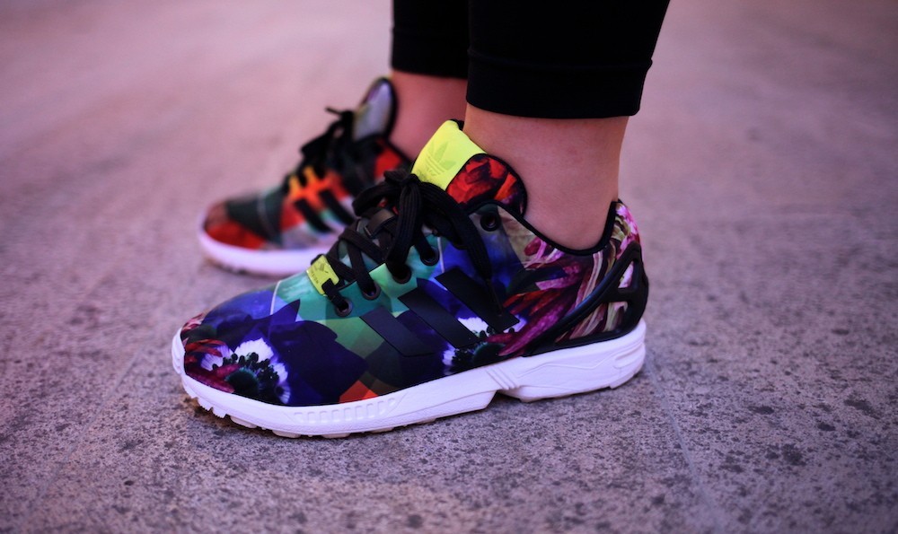 adidas zx flux barcelona floral pas cher